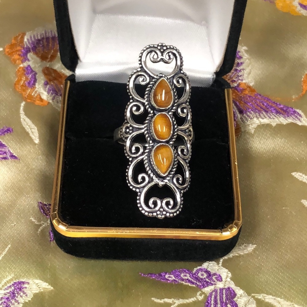 Tiger Eye Ring - image 1